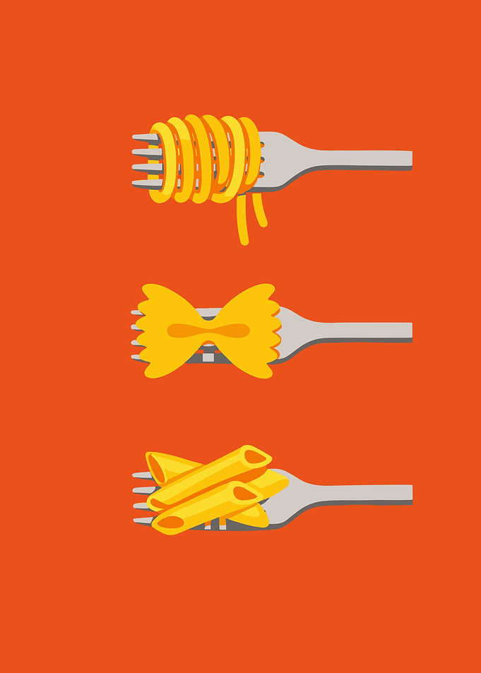 Forks with Pasta