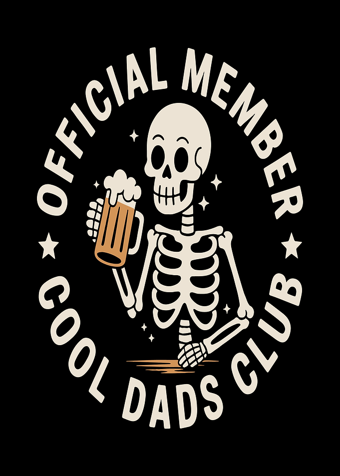 Skeleton Dad Club Beer