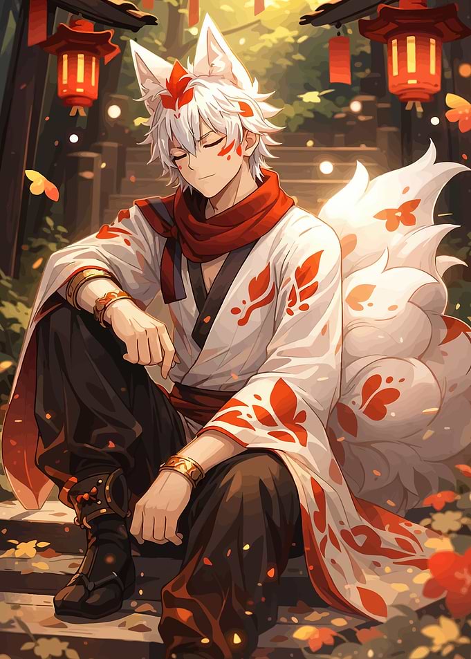 Anime Fox Spirit Character