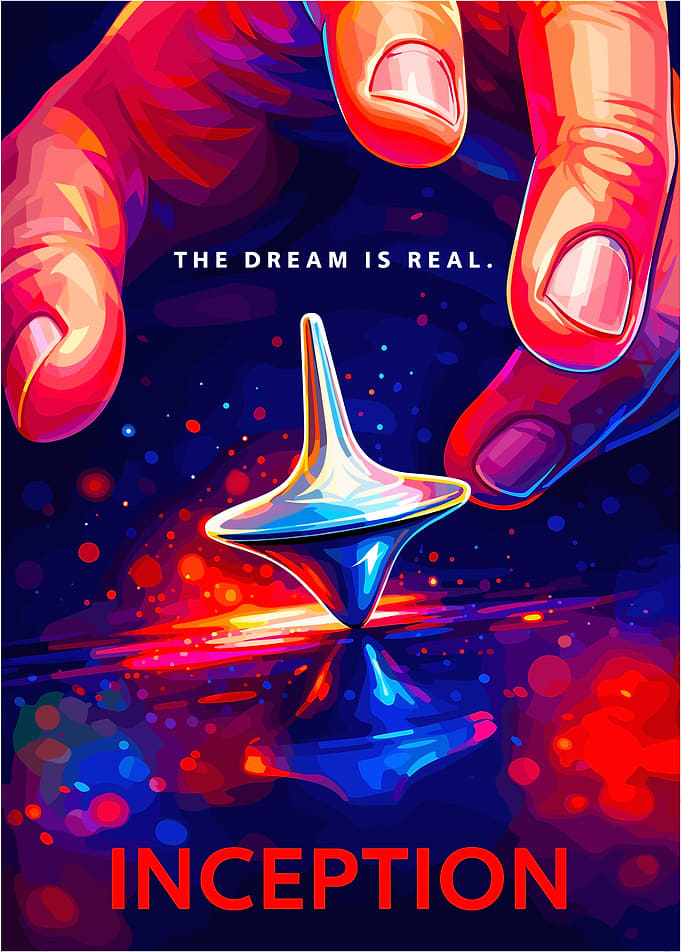 Inception movie poster Art