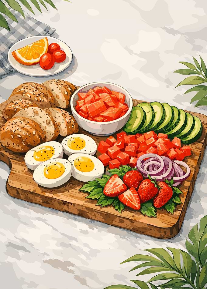 Healthy Breakfast Platter