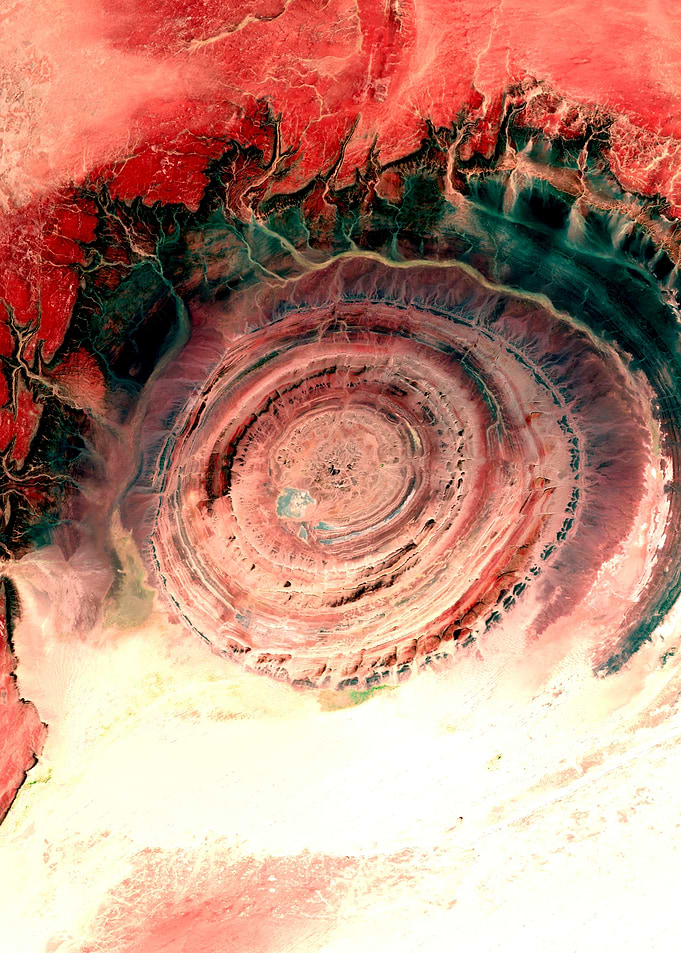 Eye of the Sahara — Richat Structure, Mauritania