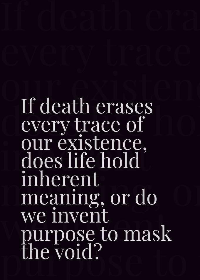 Philosophical About Life and Death