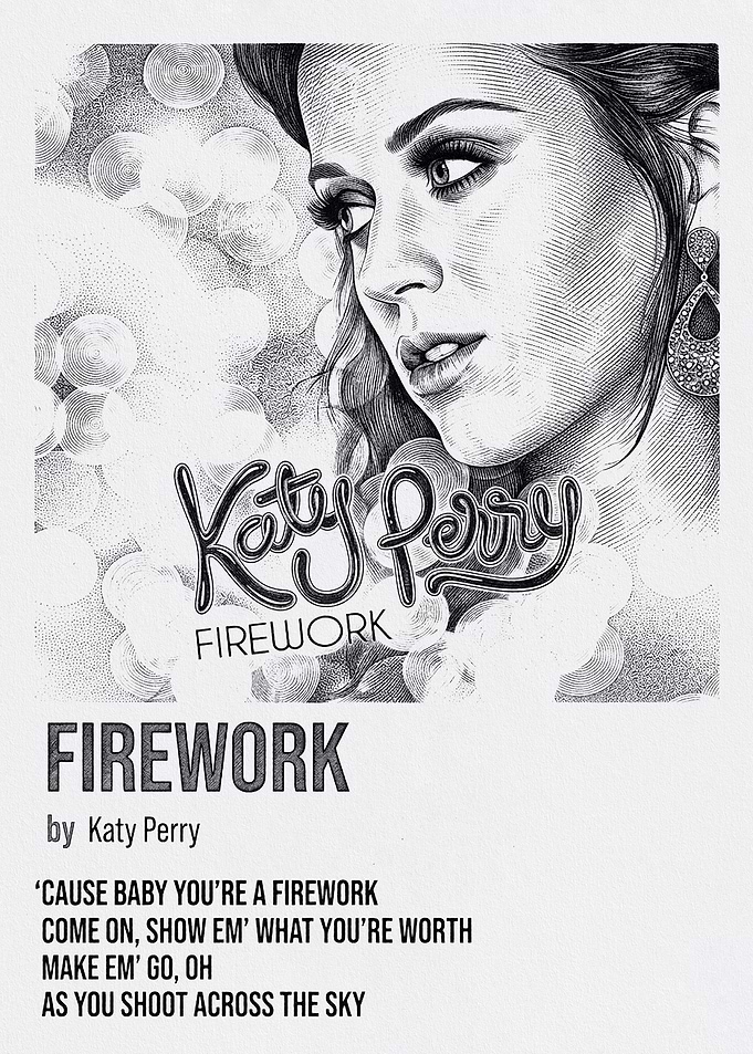 Katy Perry Firework Poster