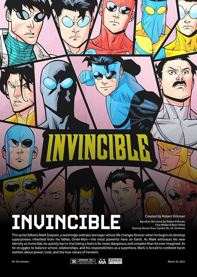 Invincible Comic Poster