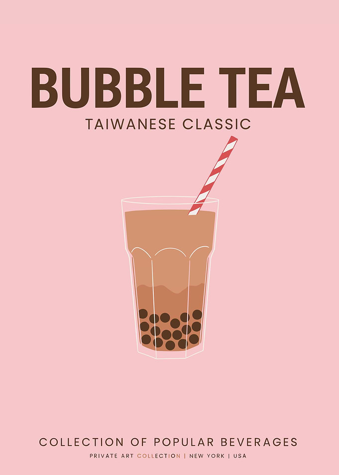 Bubble Tea Taiwanese Classic Poster