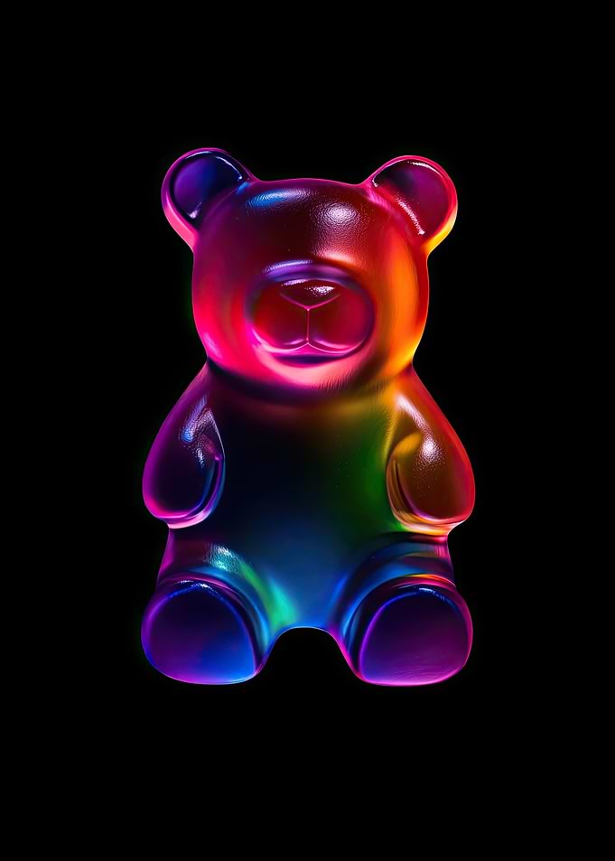 Rainbow Gummy Bear Sculpture