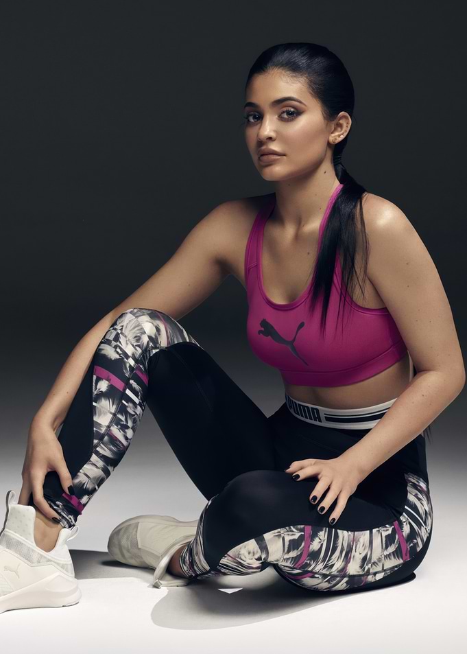 Kylie Jenner in Puma Athletic Wear