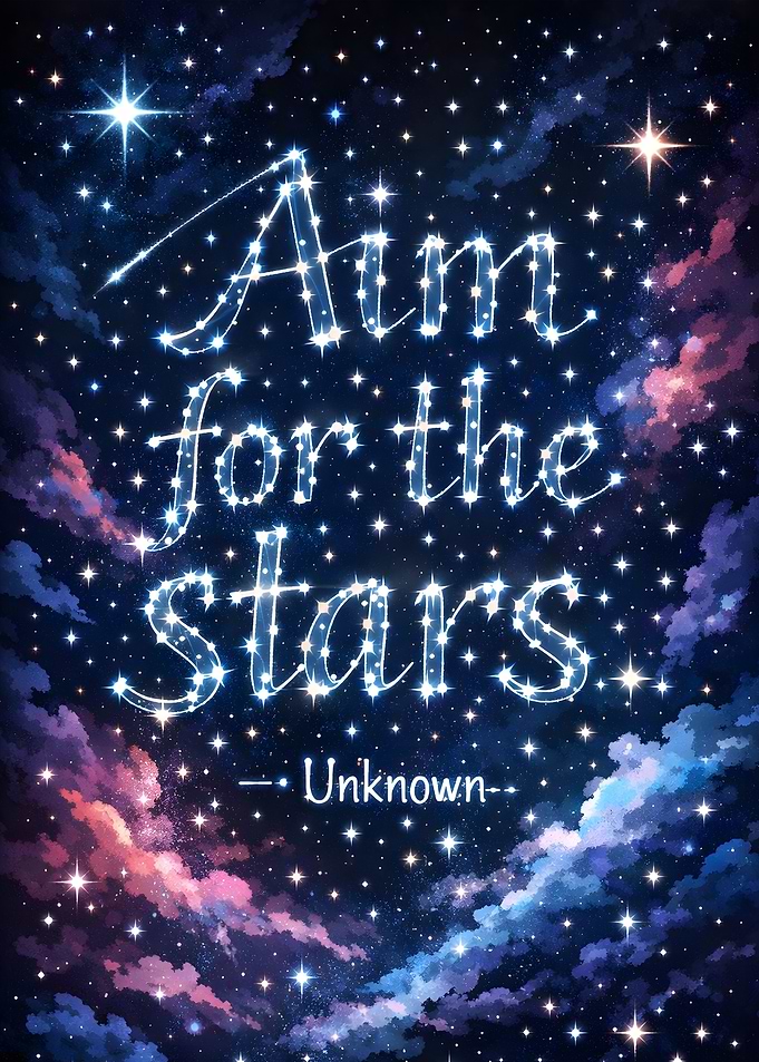 Aim for the Stars Quote