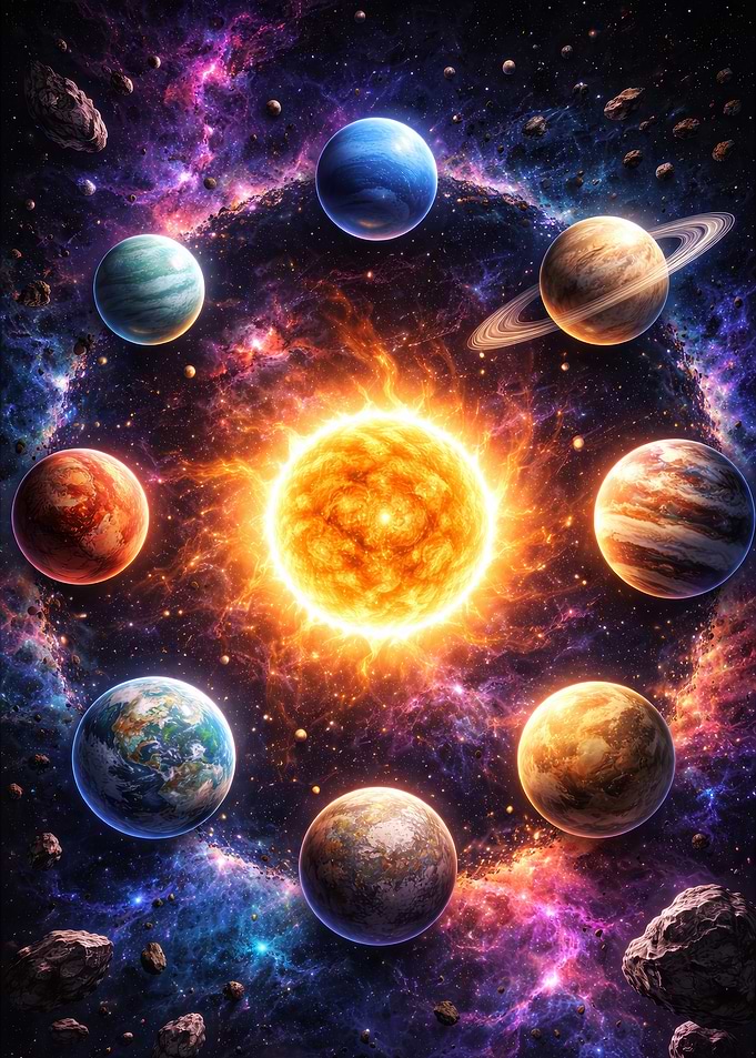 Solar System in Nebula