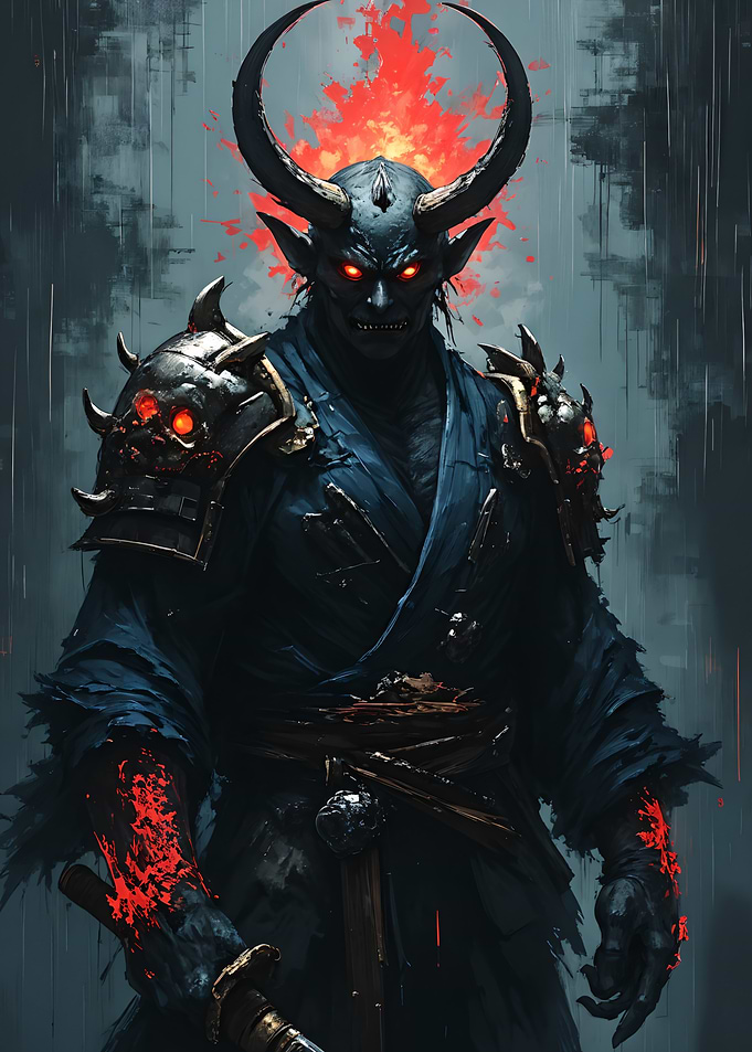 Demonic Samurai Warrior