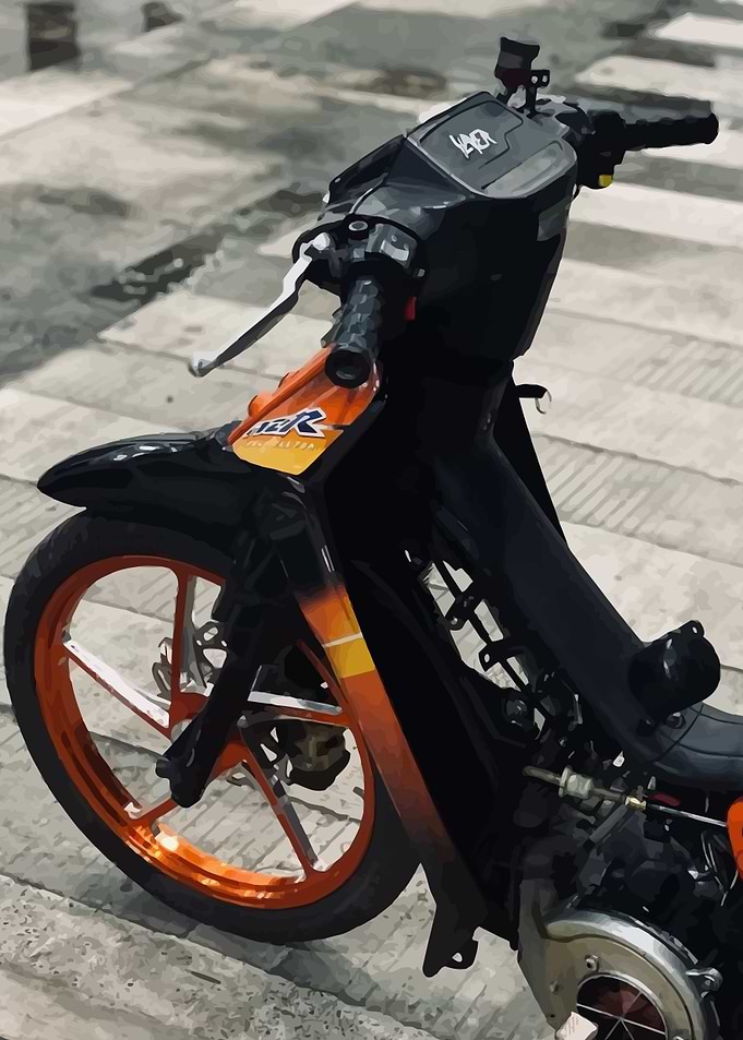 Customized Motorcycle Front End