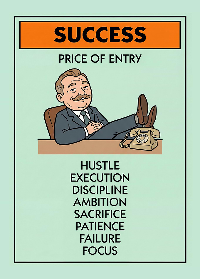 Success Monopoly Card