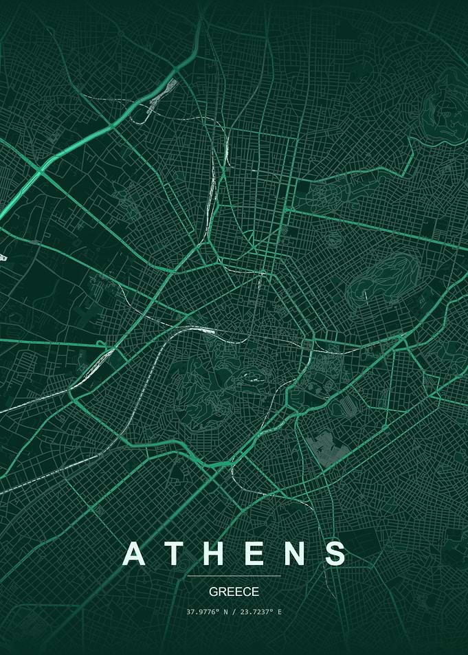 Athens Map