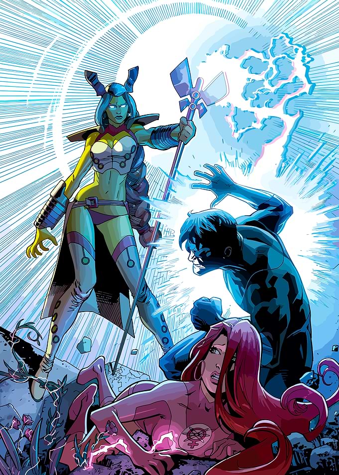 Superheroes in Battle