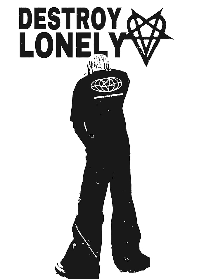 Destroy Lonely graphic tee design