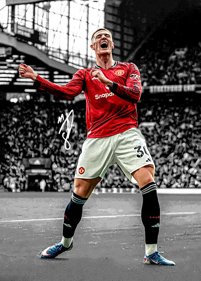 Football Player Celebrating