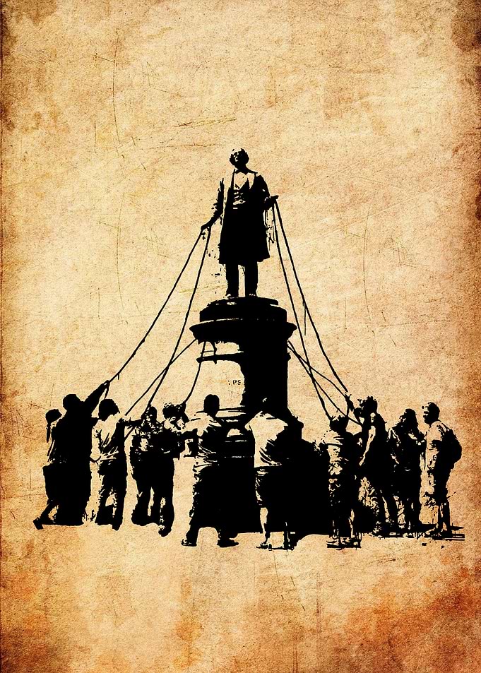 Statue Takedown Protest