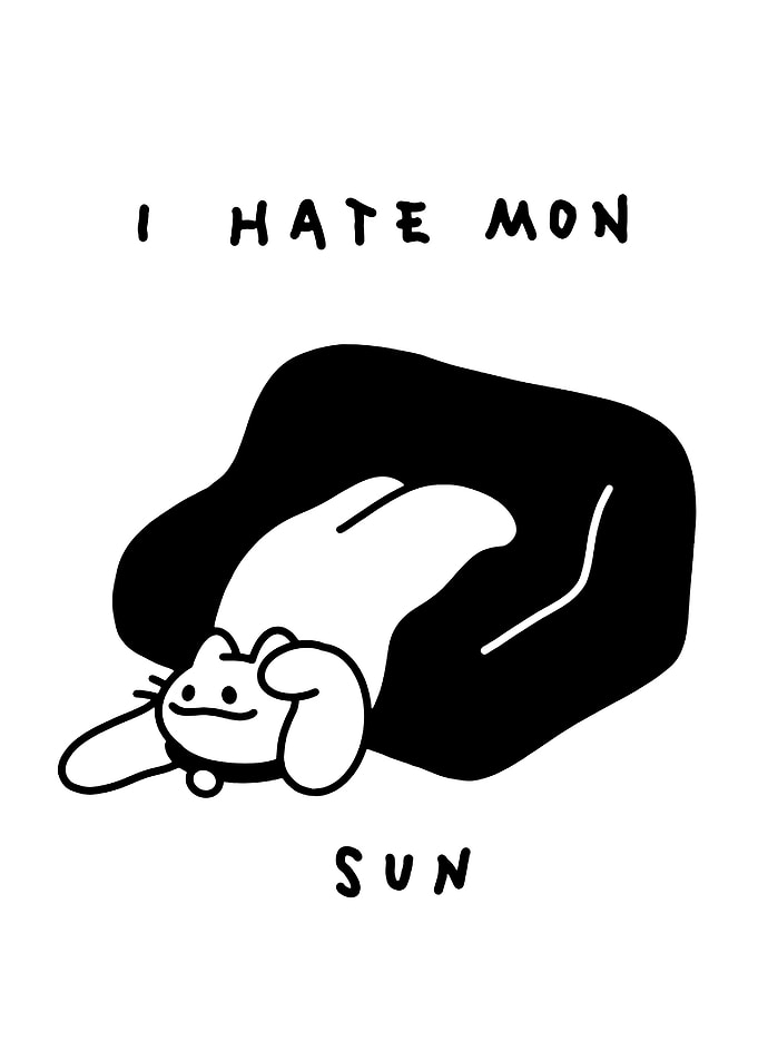 Cat Hates Mondays