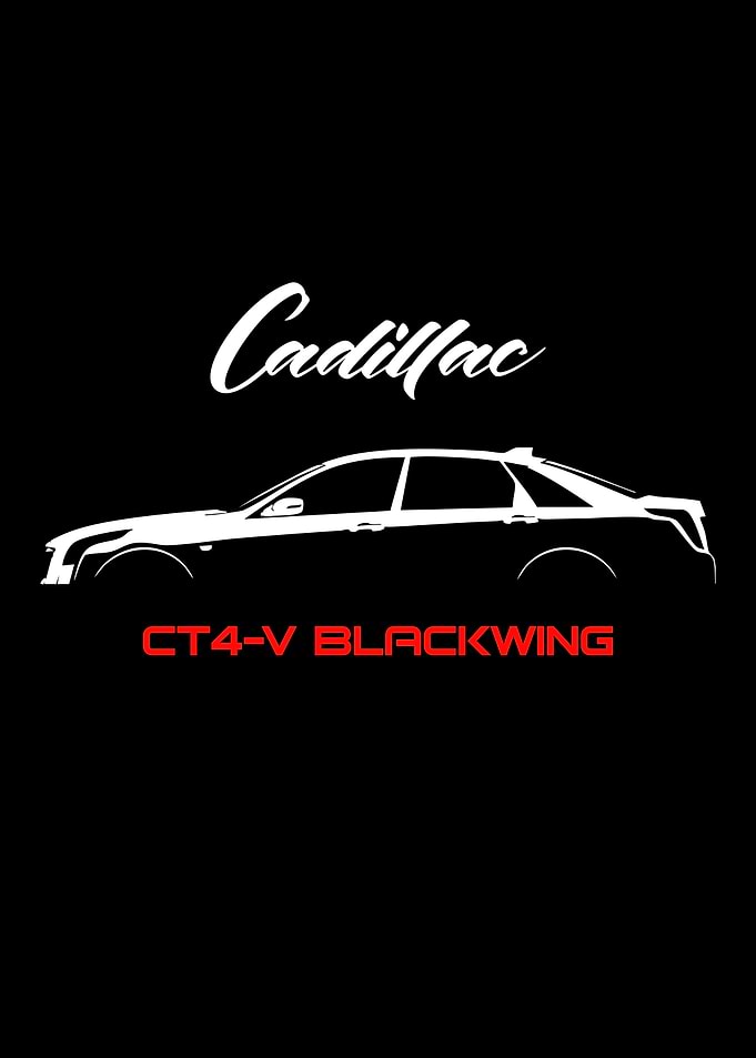 Cadillac CT4-V Blackwing Silhouette