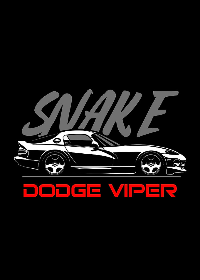 Dodge Viper Snake Graphic