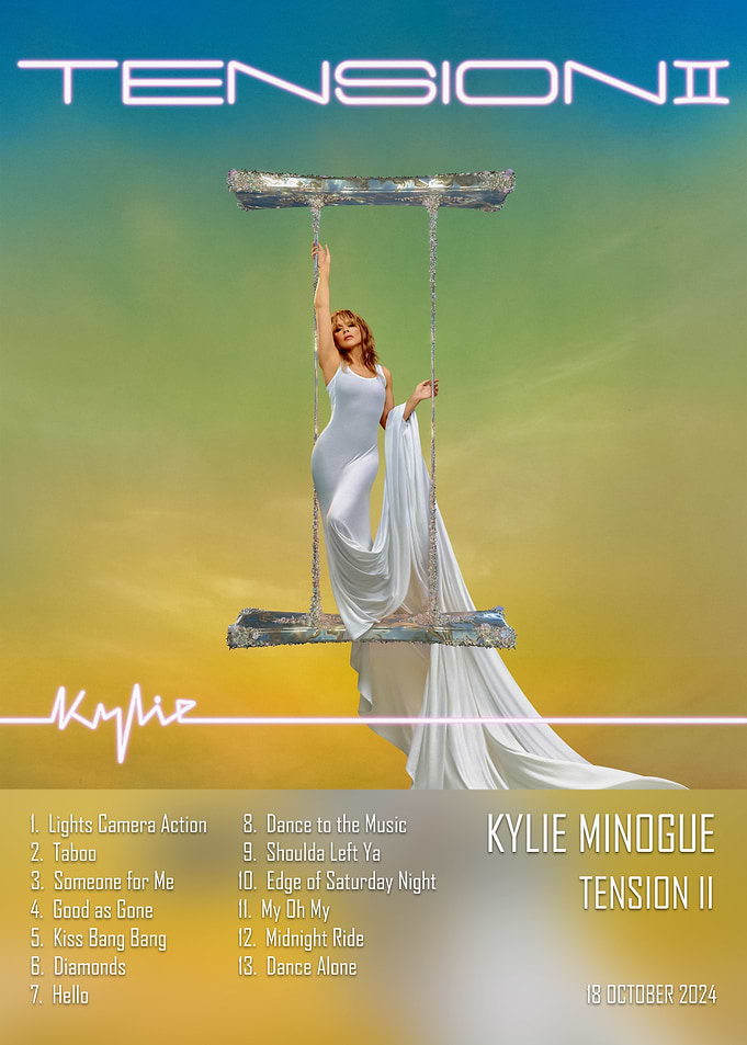 Kylie Minogue Tension II Album Art