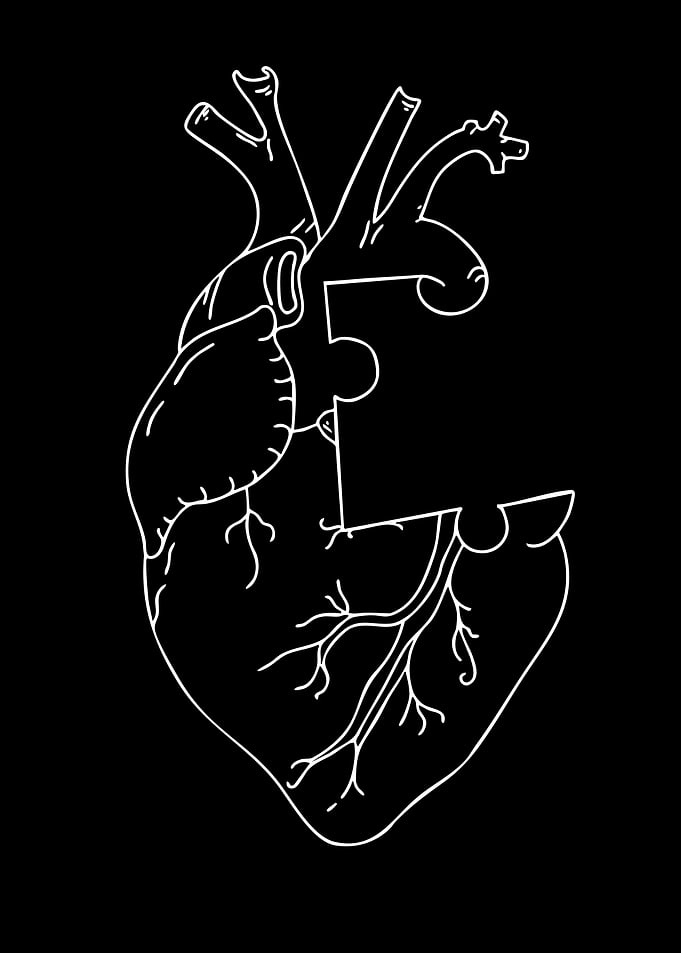 Heart Puzzle Piece Illustration
