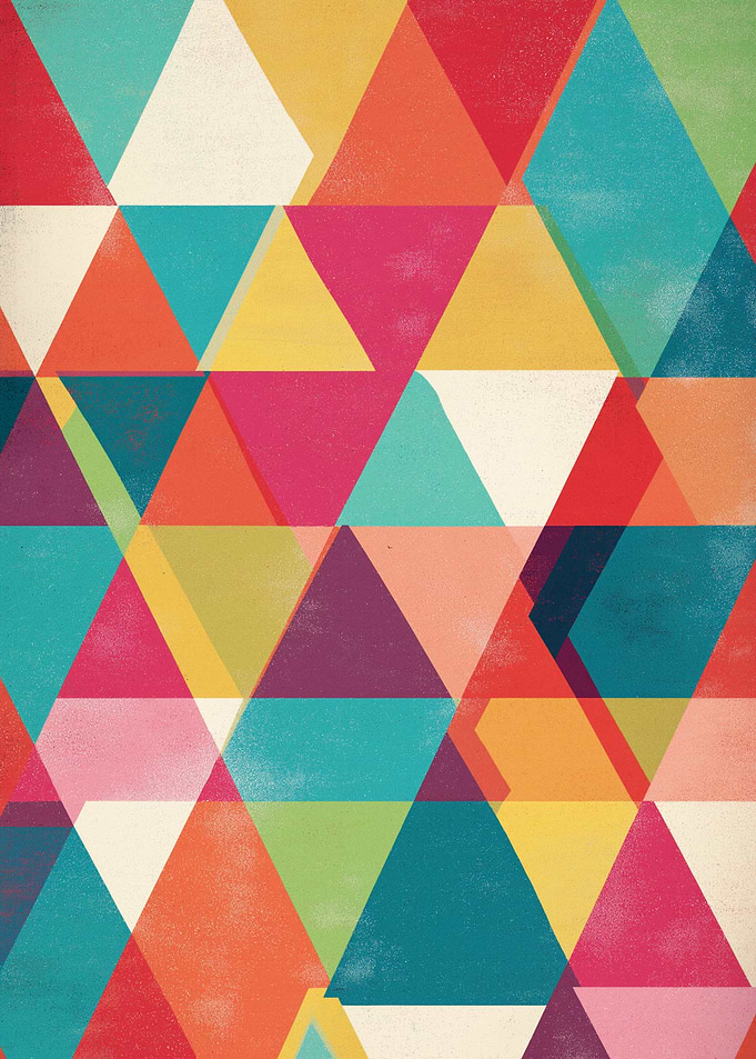 Geometric Triangle Pattern