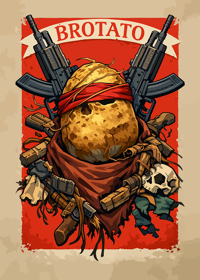 Brotato with Guns and Skull