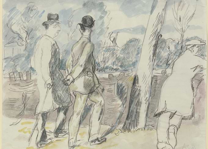 Men in a Landscape