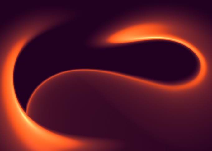 Abstract Fiery Swirl