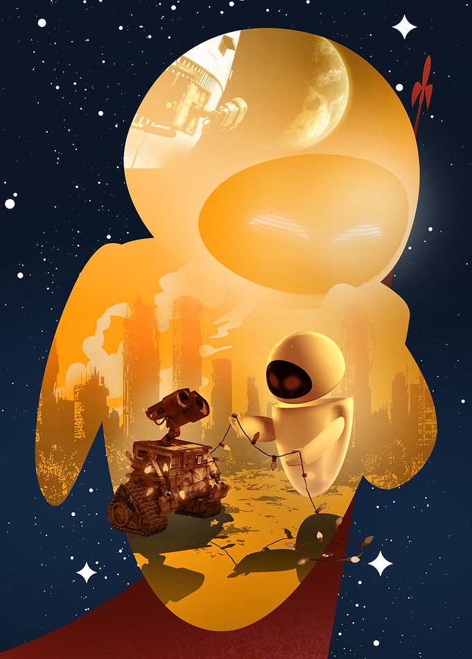 WALL-E & EVE: Double-Exposure