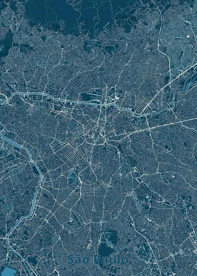 São Paulo City Map