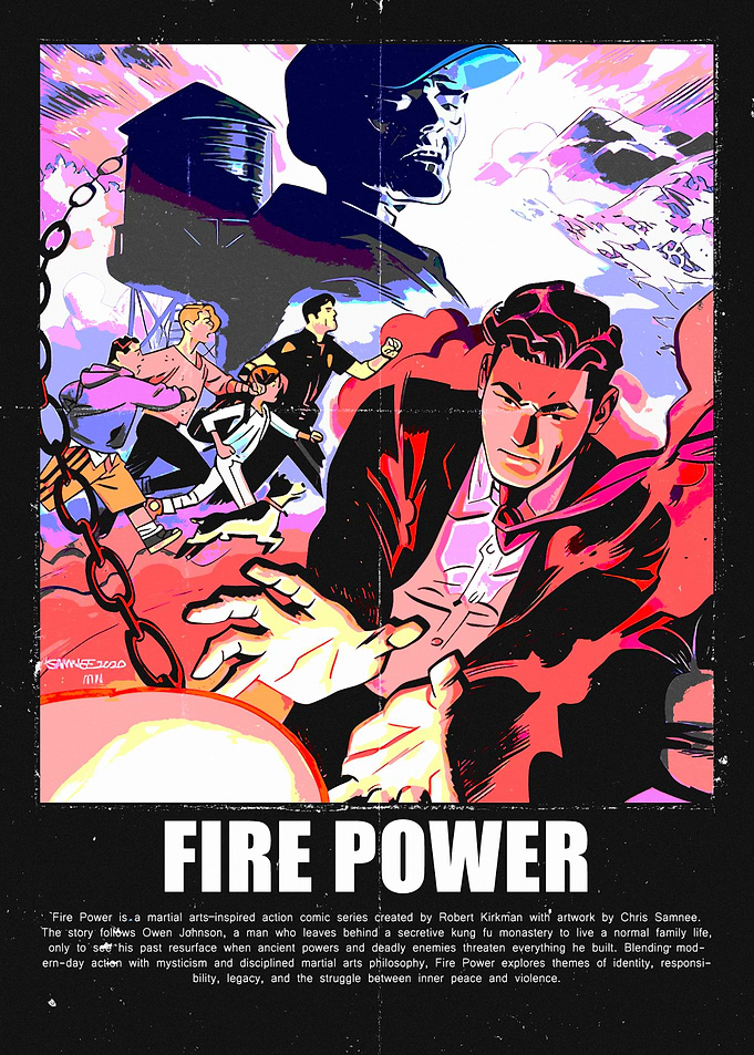 Fire Power Comic Book Cover