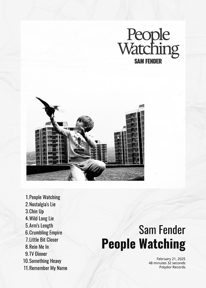 Sam Fender People Watching Album Cover