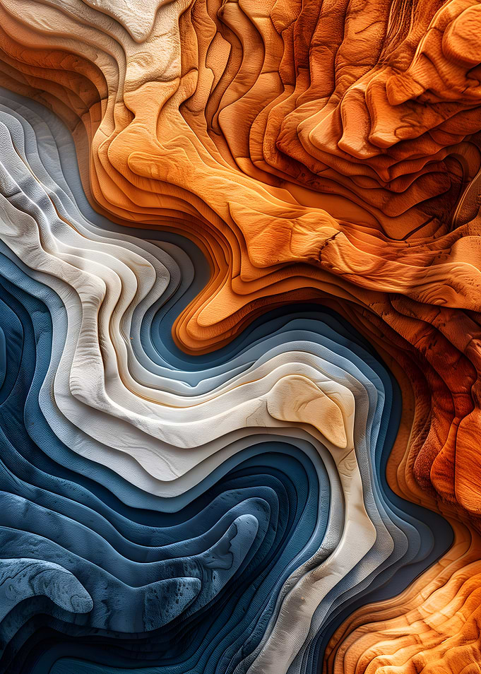 Abstract Topographic Layers