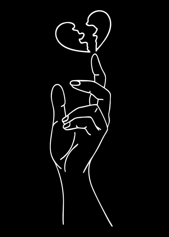 Broken Heart and Hand