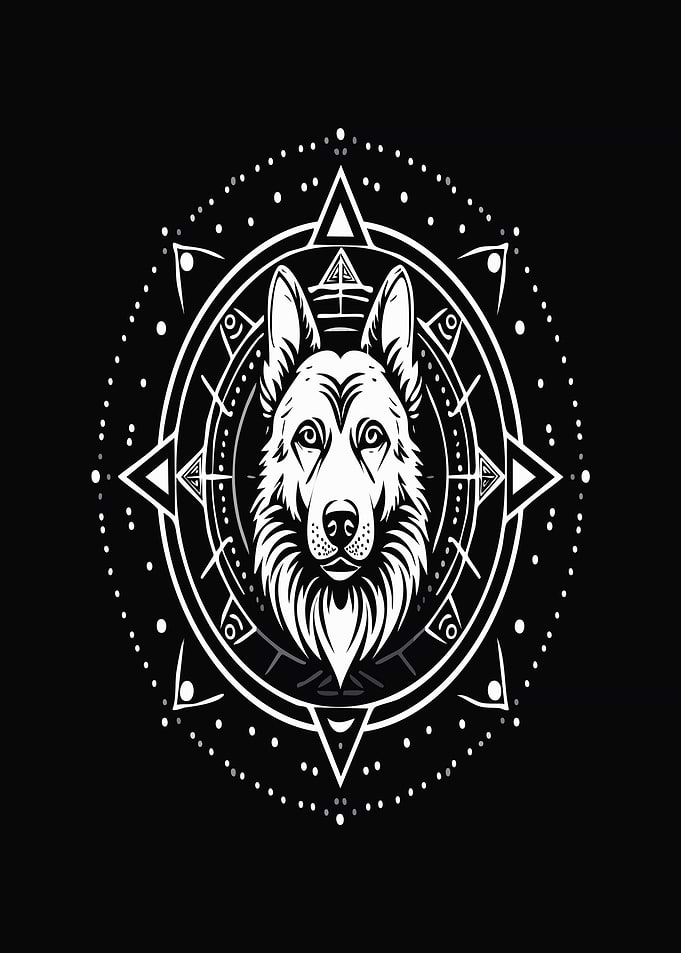 Wolf Head Mandala