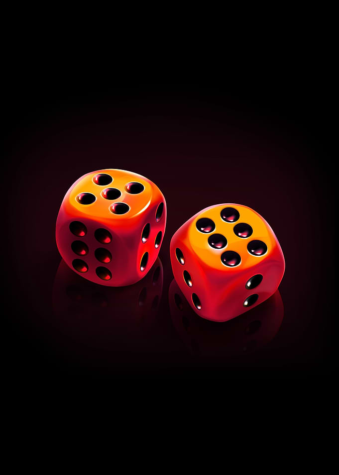 Red and Orange Dice