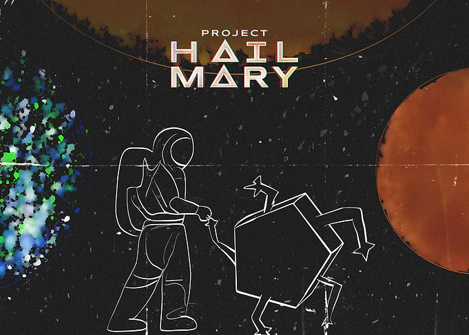 Project Hail Mary Astronaut and Alien