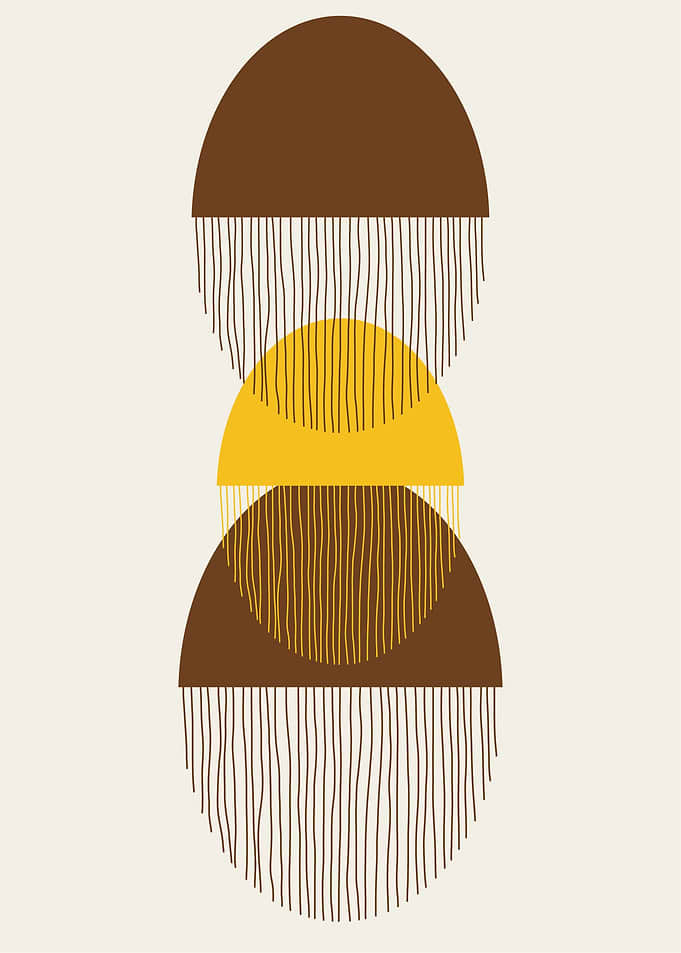 Abstract Mid-Century Modern Wall Art