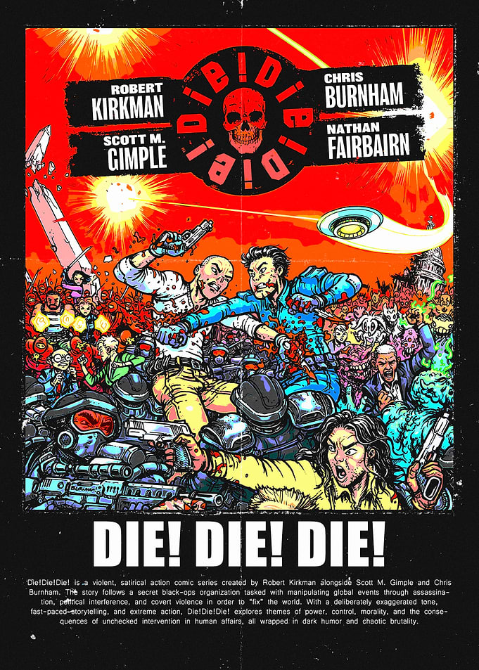Die! Die! Die! Comic Cover