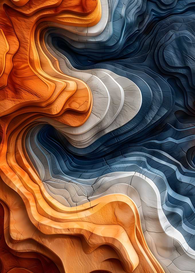 Abstract Topographic Layers