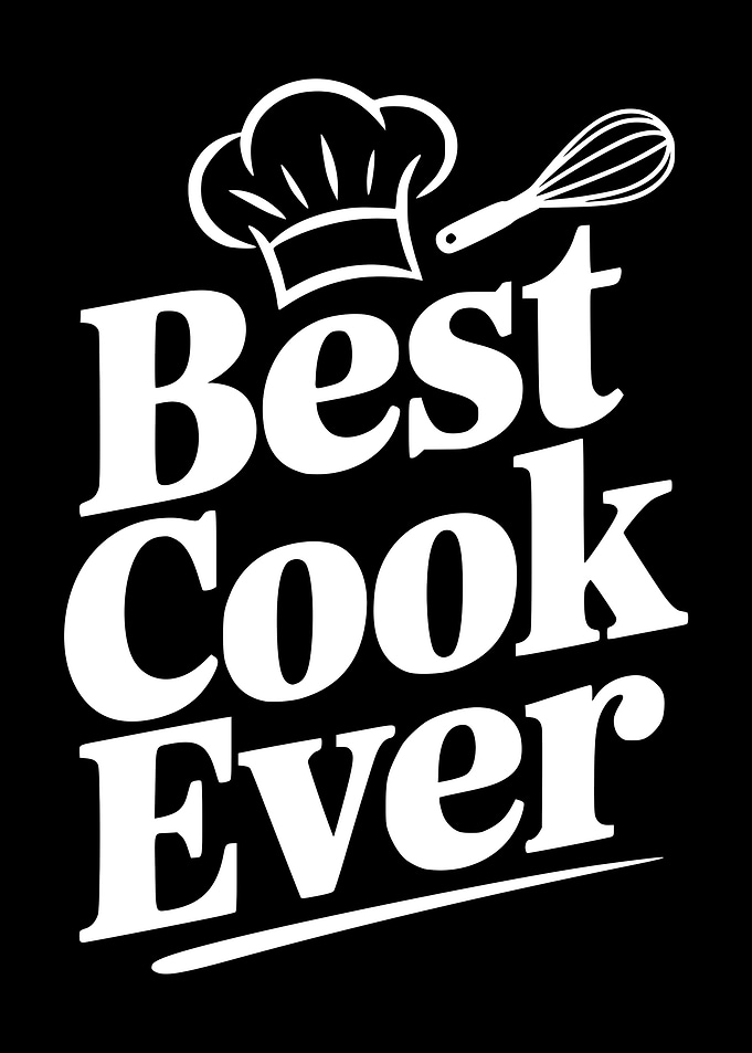 Best Cook Ever Chef Hat Whisk