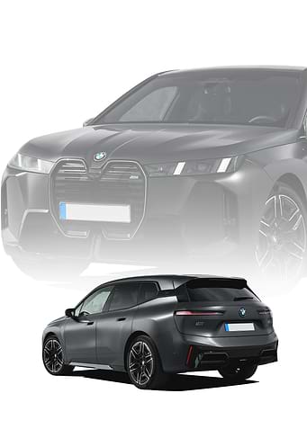 Black BMW iX M70