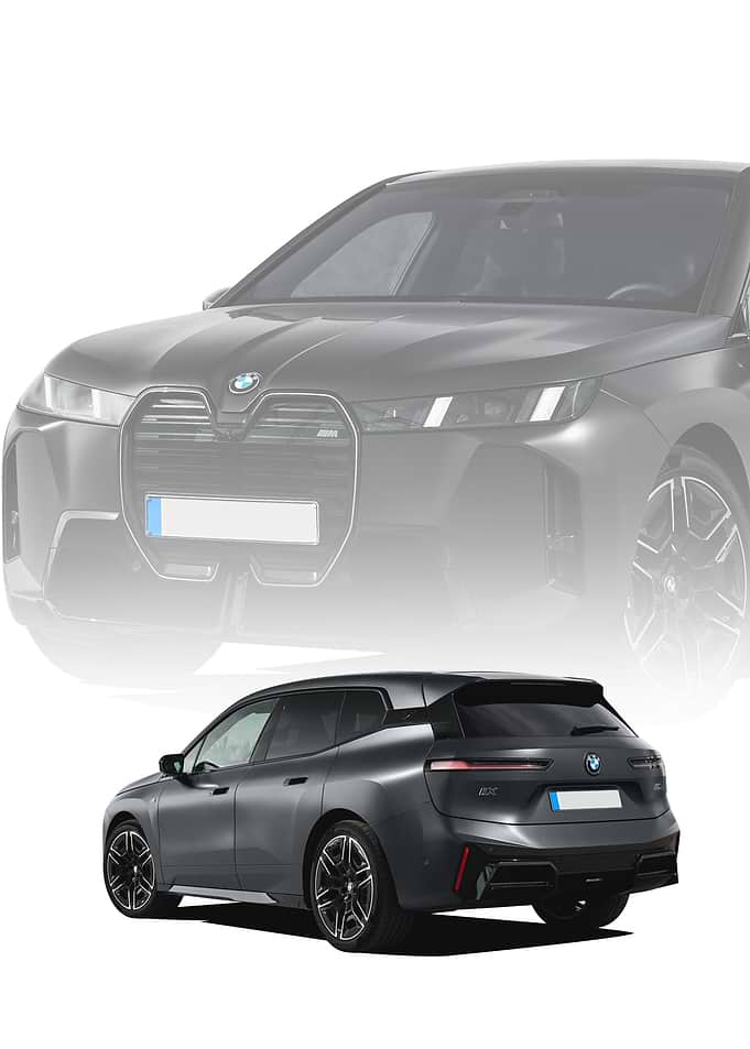 Black BMW iX M70