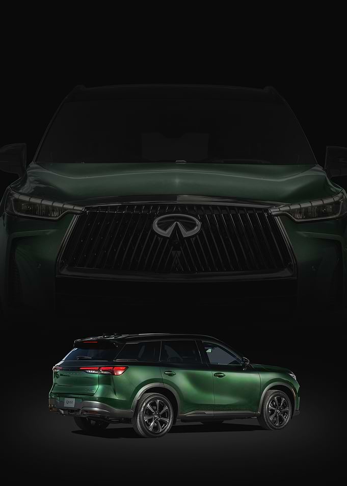 Green Infiniti QX60 SUV