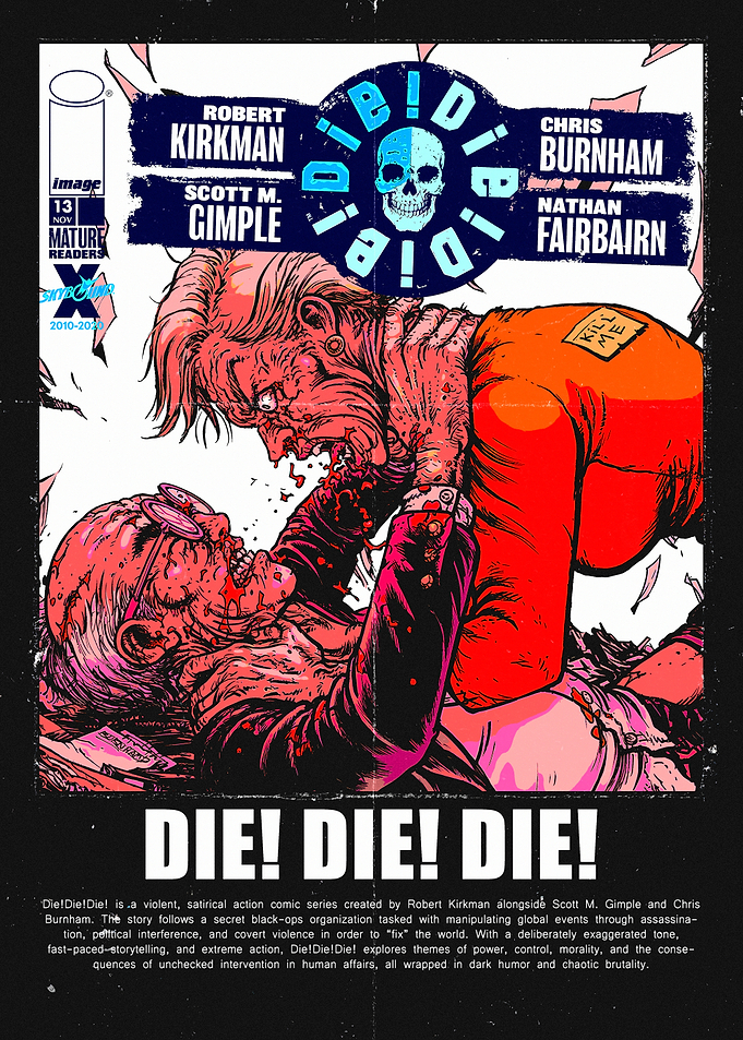 Die! Die! Die! Comic Cover
