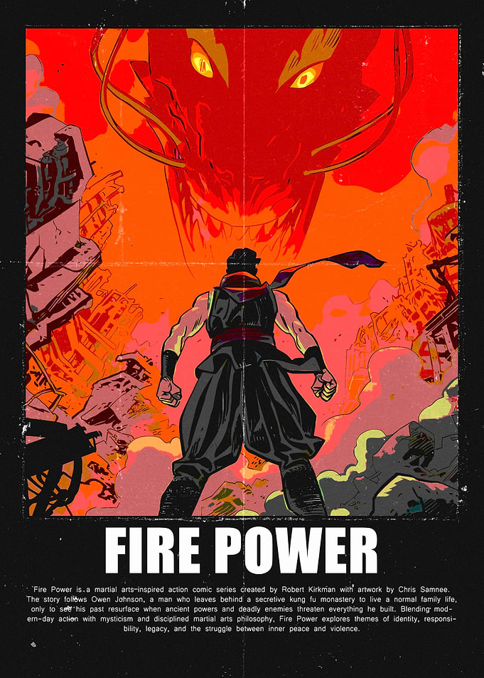 Fire Power Comic Book Cover