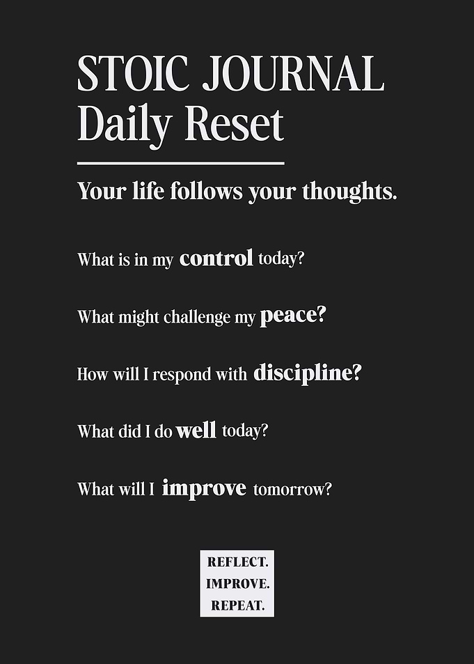 Stoic Journal Daily Reset